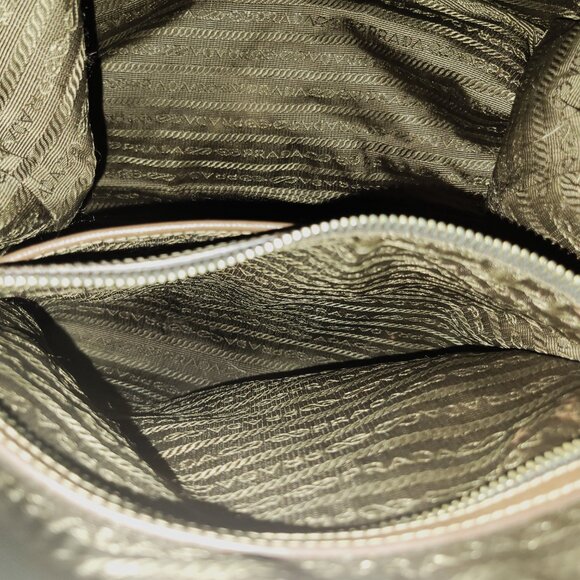 PradaTessuto-Saffian Nylon/Leather Corinto (Brown) - Picture 9 of 11
